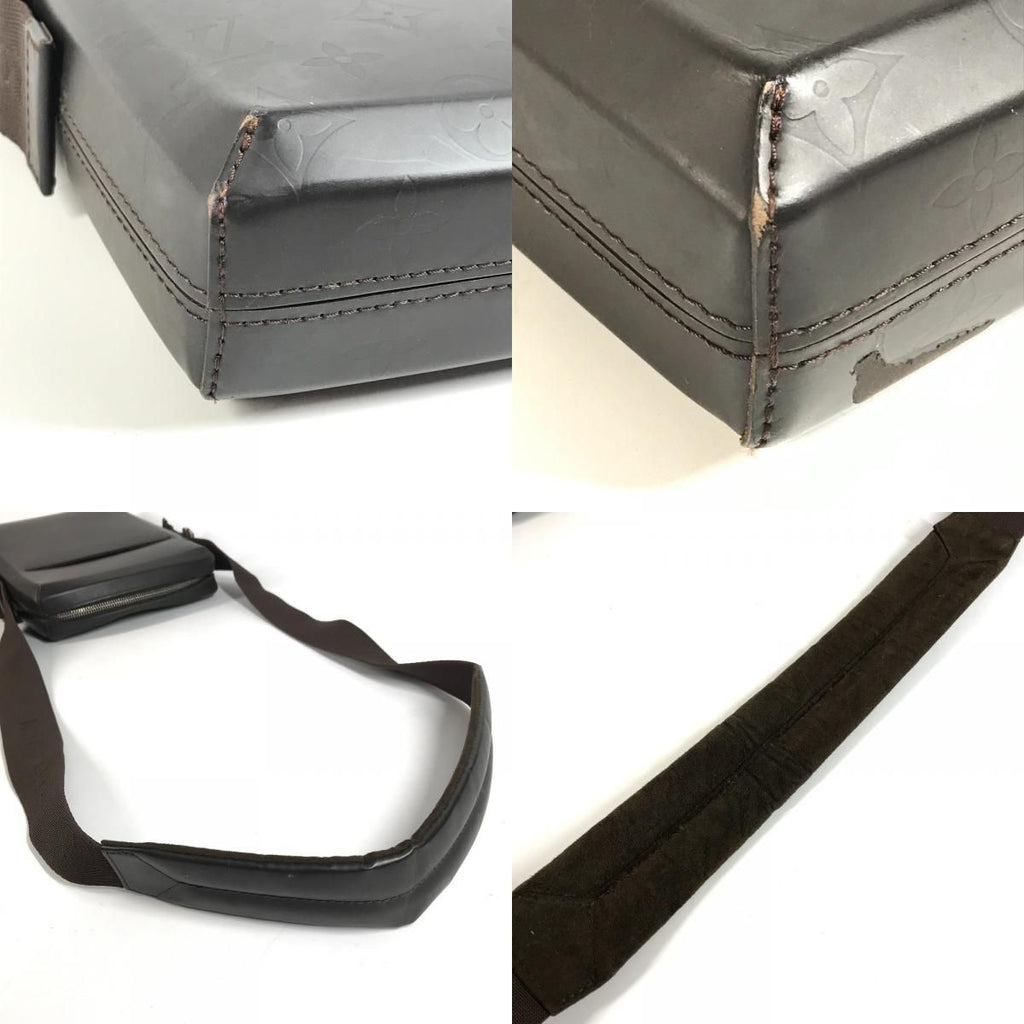 Louis Vuitton Shoulder Bag Bobi Monogram Glace Leather Cafe Brown — view 8