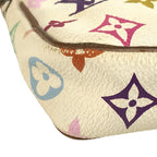 Louis Vuitton Shoulder Bag Pochette Monogram Multi Canvas Blanc White — view 7