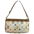 Louis Vuitton Shoulder Bag Pochette Monogram Multi Canvas Blanc White — view 2
