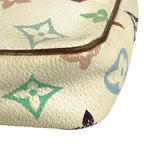 Louis Vuitton Shoulder Bag Pochette Monogram Multi Canvas Blanc White — view 6