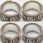 Gucci Double Snake Ring Sterling Silver Aging Finish — view 3