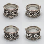 Gucci Double Snake Ring Sterling Silver Aging Finish — view 2