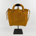 Prada Handbag Brown Suede Vintage