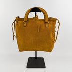 Prada Handbag Brown Suede Vintage