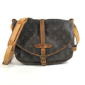Louis Vuitton Shoulder Bag Saumur 30 Monogram Canvas Brown