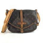 Louis Vuitton Shoulder Bag Saumur 30 Monogram Canvas Brown