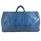 Louis Vuitton Boston Bag Keepall 55 Epi Leather Toledo Blue — view 2