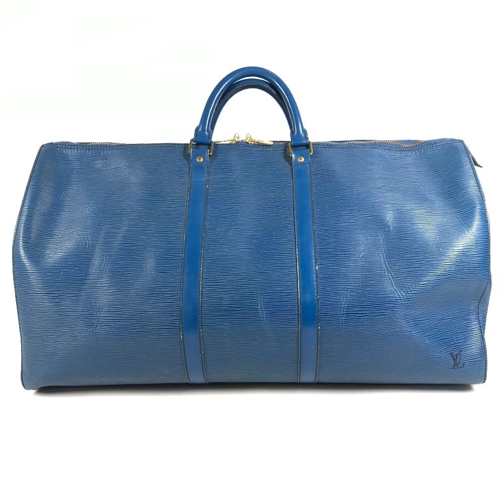 Louis Vuitton Boston Bag Keepall 55 Epi Leather Toledo Blue — view 2