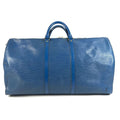 Louis Vuitton Boston Bag Keepall 55 Epi Leather Toledo Blue
