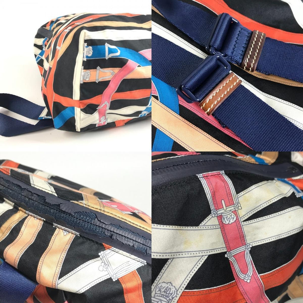 Hermes Backpack Air Silk Cavalcade Black — view 7