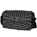 Chanel Sports Line Shoulder Bag CC Logo Nylon Black