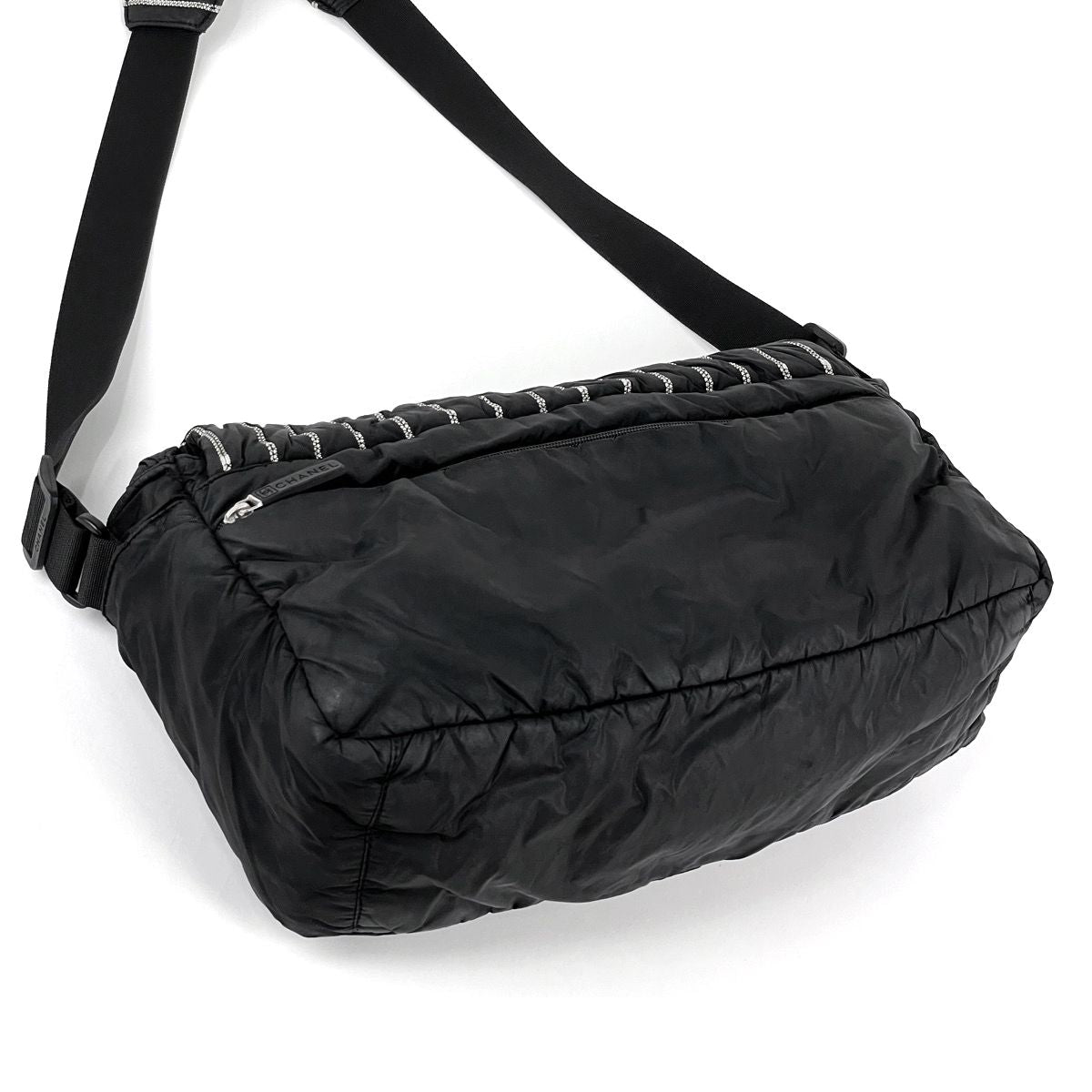 Chanel Sports Line Shoulder Bag CC Logo Nylon Black — view 2