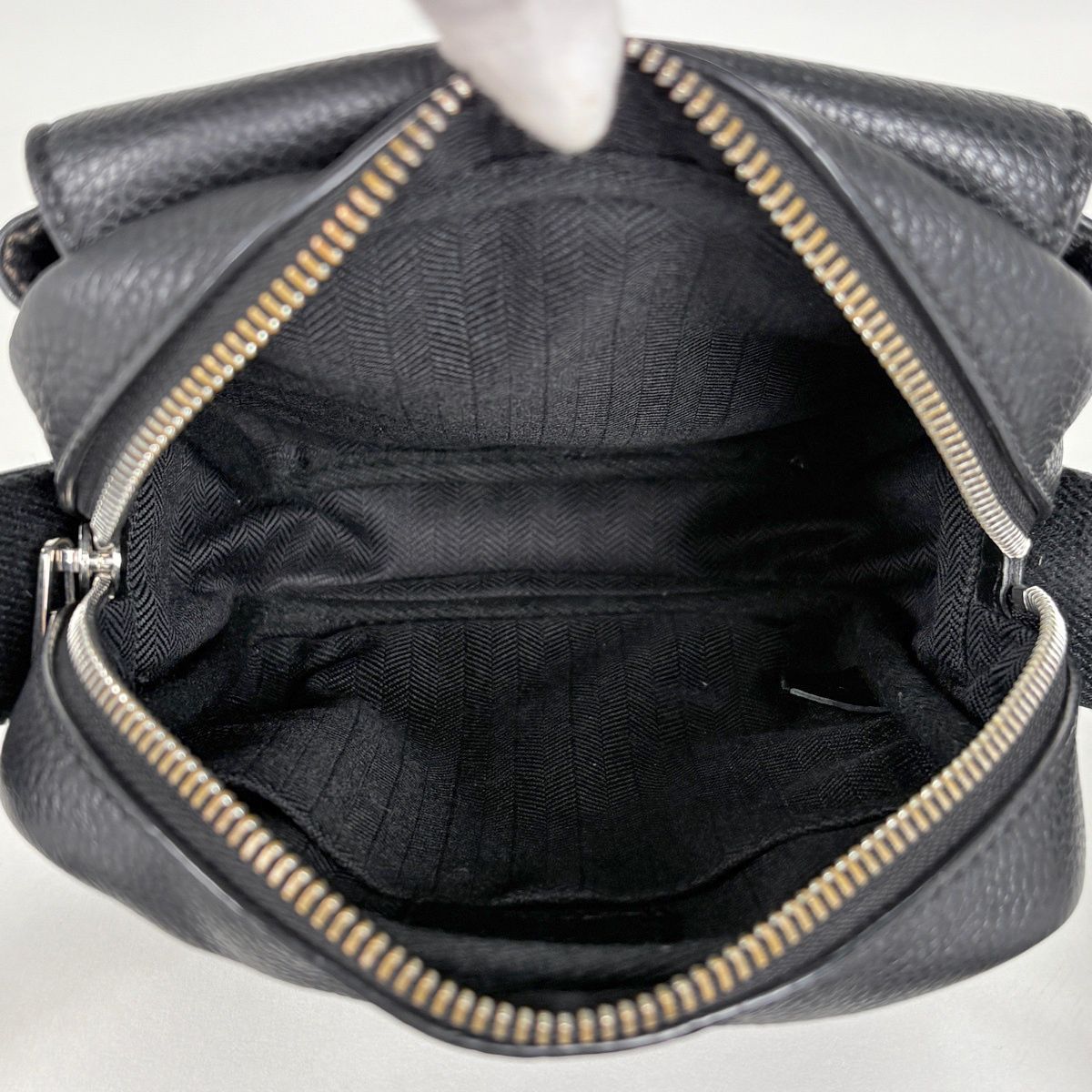 Loewe Military Crossbody XS Shoulder Bag Leather Black — view 7