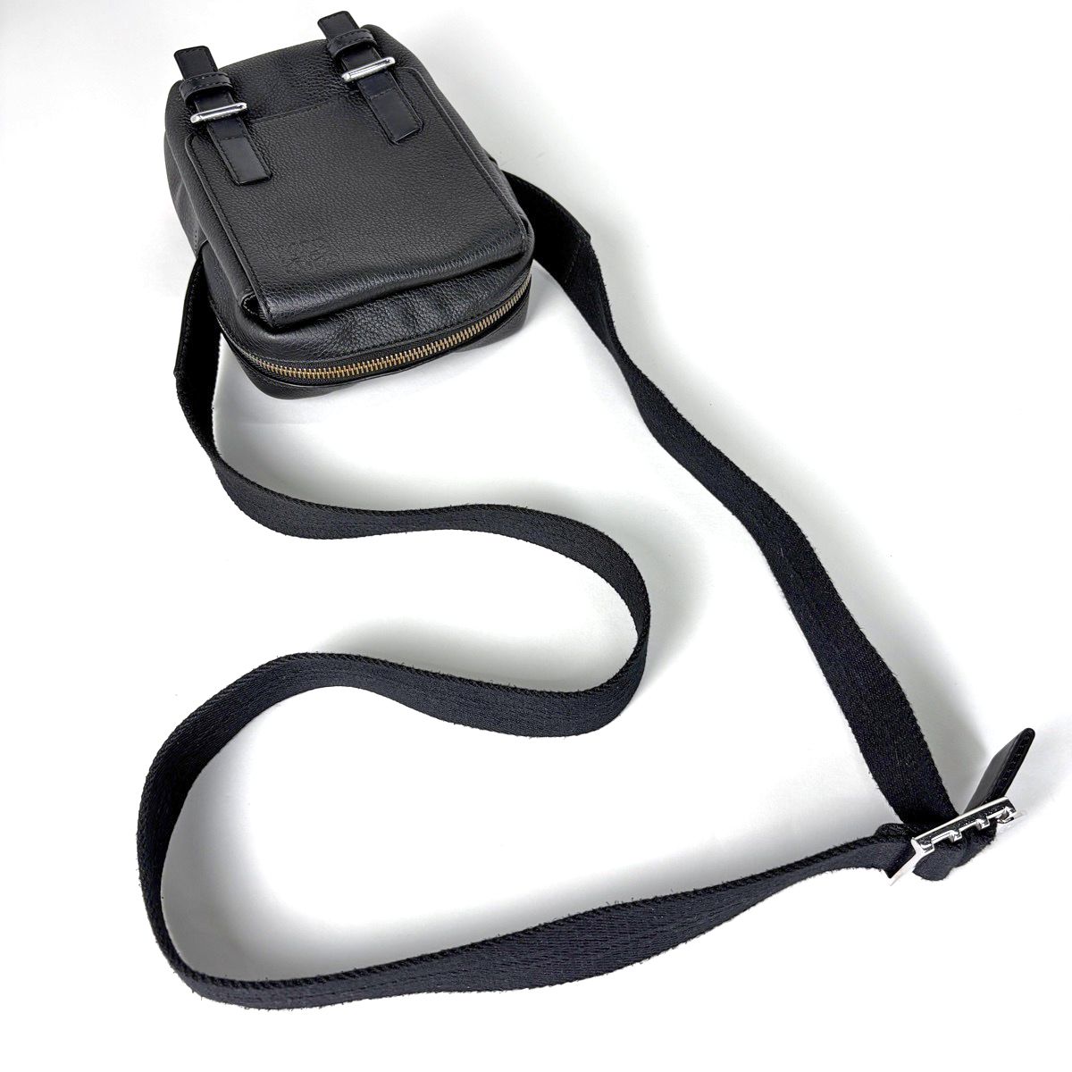 Loewe Military Crossbody XS Shoulder Bag Leather Black — view 6