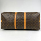 Louis Vuitton Keepall Bandouliere 55 Boston Bag Monogram Brown — view 2