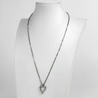 Gucci Heart Motif Necklace 925 Sterling Silver — view 4
