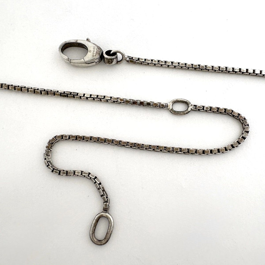 Gucci Heart Motif Necklace 925 Sterling Silver — view 3