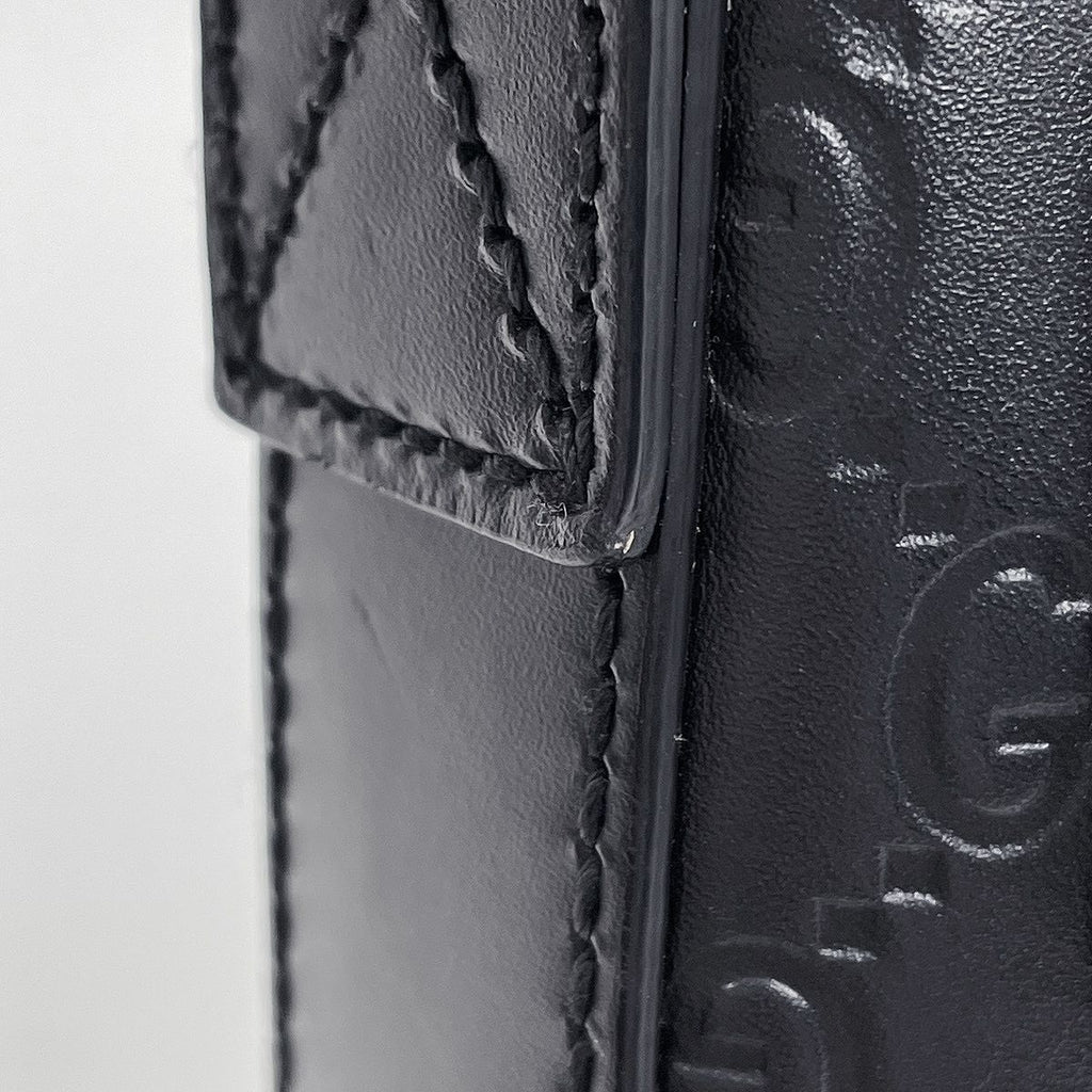 Gucci Guccissima Messenger Bag GG Pattern Shi Marais the Black — view 4