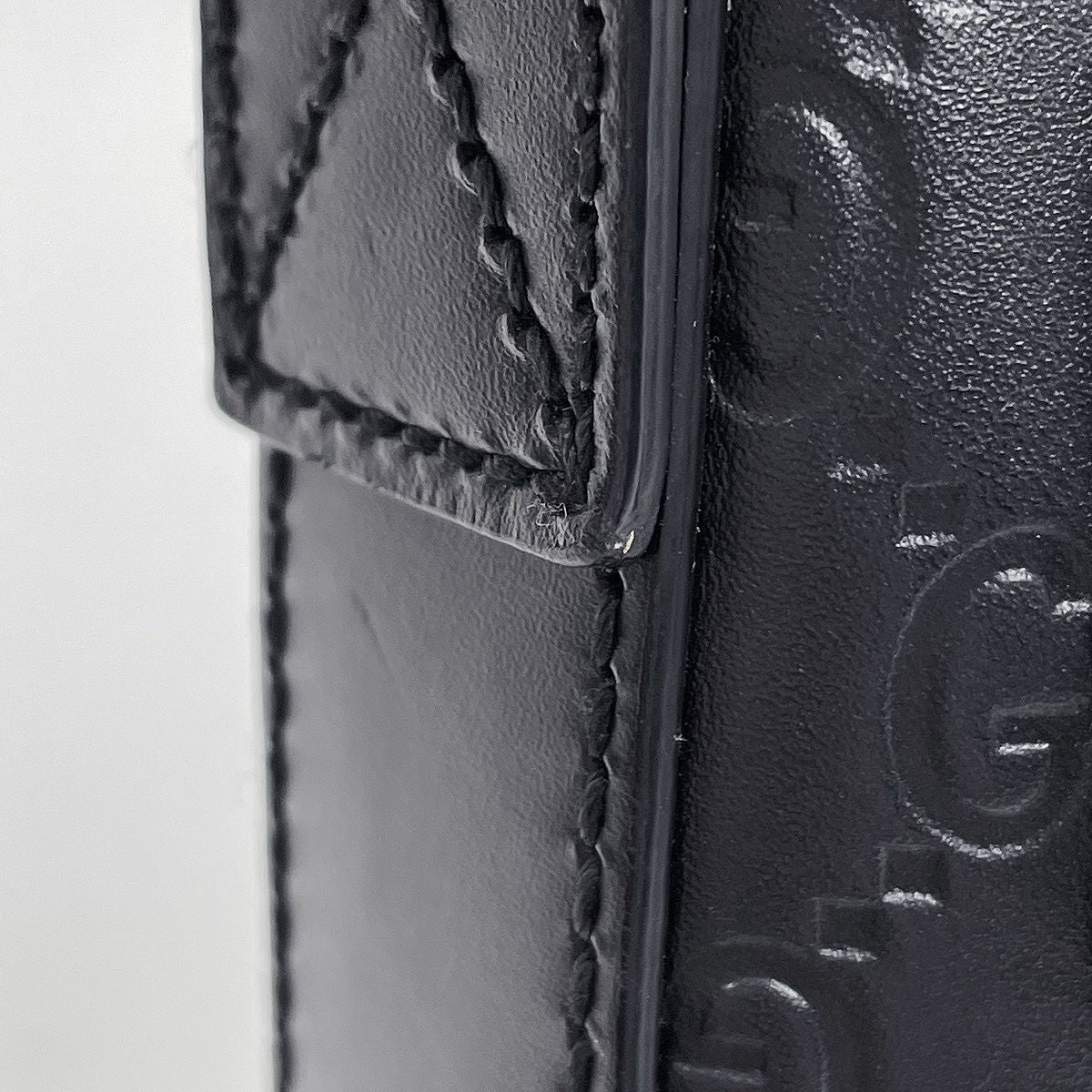 Gucci Guccissima Messenger Bag GG Pattern Shi Marais the Black — view 4