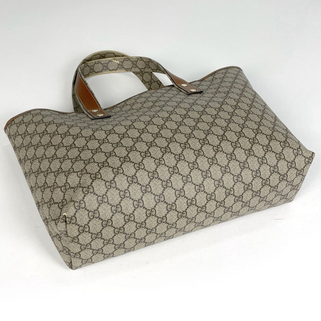 Gucci GG Pattern Tote Sherry Line Beige Brown — view 2