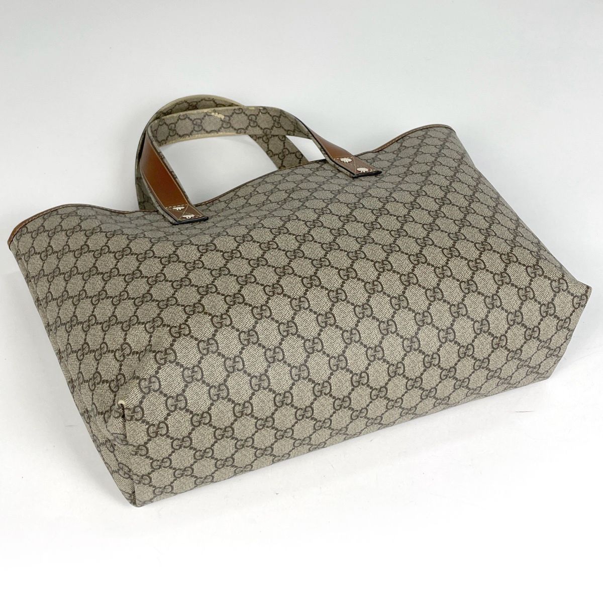 Gucci GG Pattern Tote Sherry Line Beige Brown — view 2