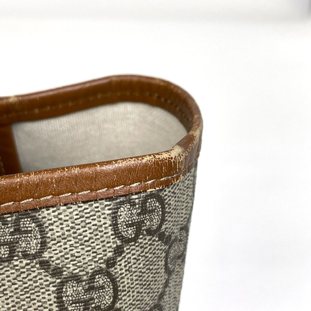 Gucci GG Pattern Tote Sherry Line Beige Brown — view 4