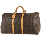 Louis Vuitton Keepall 60 Boston Bag Monogram Brown
