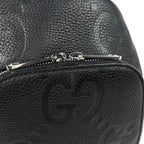 Gucci Jumbo GG Shoulder Bag Cross Leather Black — view 4