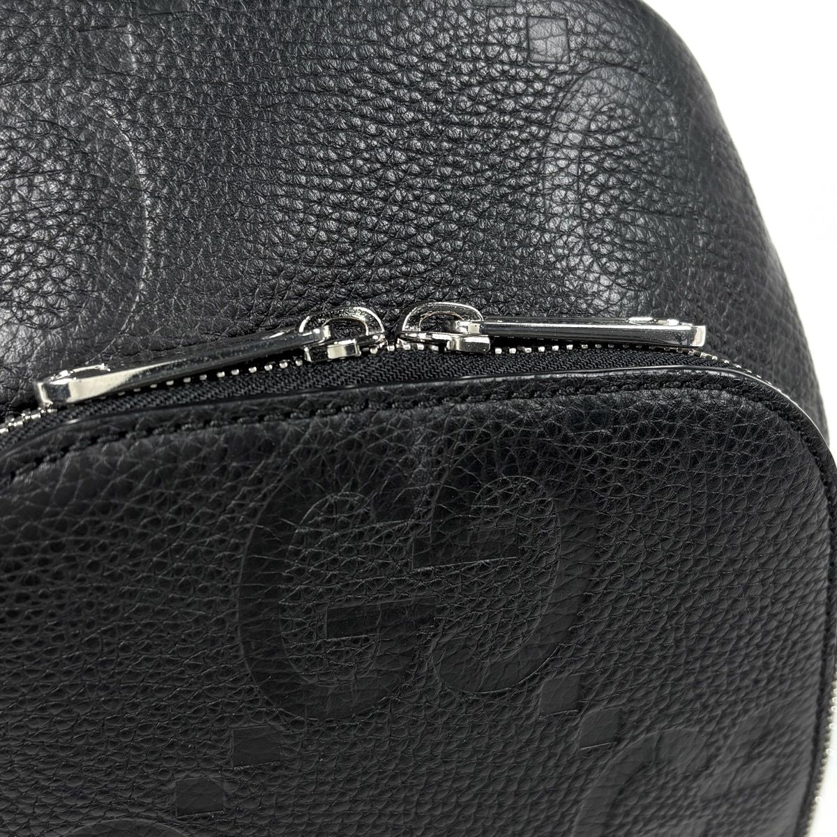 Gucci Jumbo GG Shoulder Bag Cross Leather Black — view 4