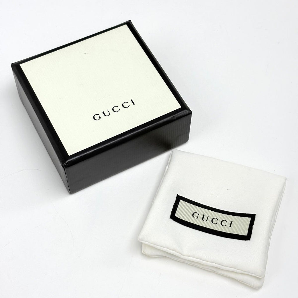 Gucci GG Logo Bracelet Interlocking 925 Sterling Silver — view 6