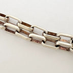 Gucci GG Logo Bracelet Interlocking 925 Sterling Silver — view 4