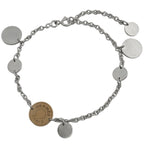 Hermes Exlibris Bracelet 925 Sterling Silver