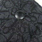 Dior Oblique Cap Baseball Cap Trotter Hat Cap Cotton Black — view 4