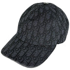 Dior Oblique Cap Baseball Cap Trotter Hat Cap Cotton Black