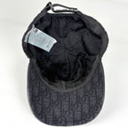Dior Oblique Cap Baseball Cap Trotter Hat Cap Cotton Black — view 3