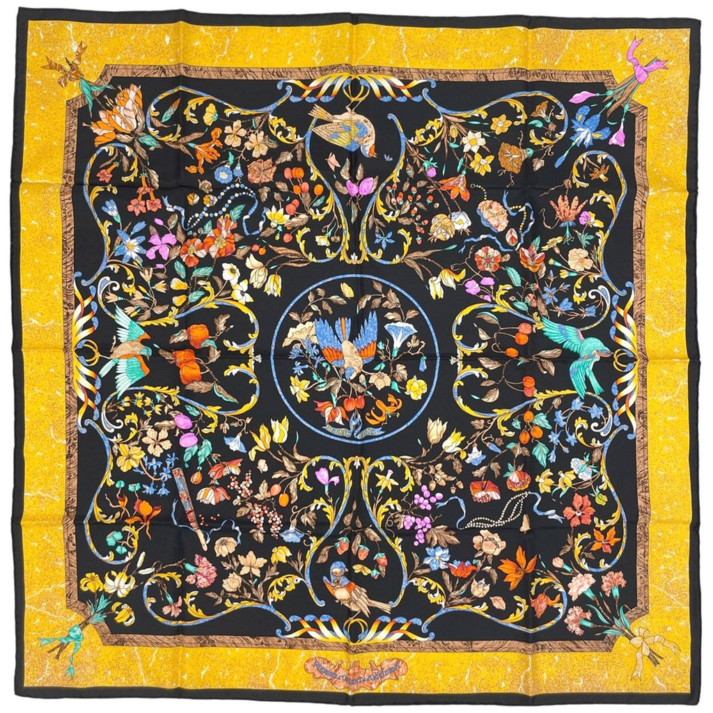 Hermes Carre 90 Pierres D' Orient Et D' Occident Oriental Stone and Western