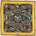 Hermes Carre 90 Pierres D' Orient Et D' Occident Oriental Stone and Western