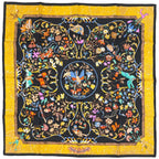 Hermes Carre 90 Pierres D' Orient Et D' Occident Oriental Stone and Western