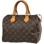 Louis Vuitton Speedy 25 Handbag Monogram Brown