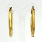 Louis Vuitton Book le Doreil Hoop e LV Circle Gold Plated Earring — view 2