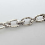 Gucci Logo Chain Bracelet Circle Plate 925 Sterling Silver — view 4