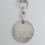 Gucci Logo Chain Bracelet Circle Plate 925 Sterling Silver — view 2