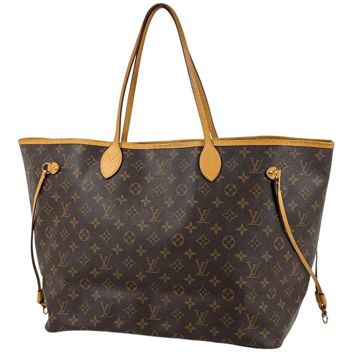 Louis Vuitton Neverfull GM Shoulder Bag Tote Monogram Brown