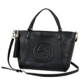 Gucci Soho Tote 2-Way Leather Black
