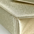Saint Laurent Ribbon Shoulder Bag Satin Cream — view 3