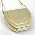Saint Laurent Ribbon Shoulder Bag Satin Cream — view 2