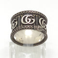 Gucci Double Snake Ring Sterling Silver Aging Finish