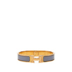 Hermes Click PM Bracelet Gold Light Purple Plated Enamel