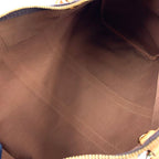 Louis Vuitton Keepall 45 Monogram Leather Brown Boston Bag Gold — view 3