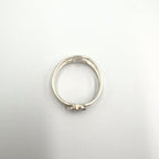 Gucci Interlocking Open Band Silver Ring — view 3